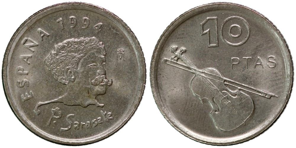 JUAN CARLOS I 10 PESETAS 1994