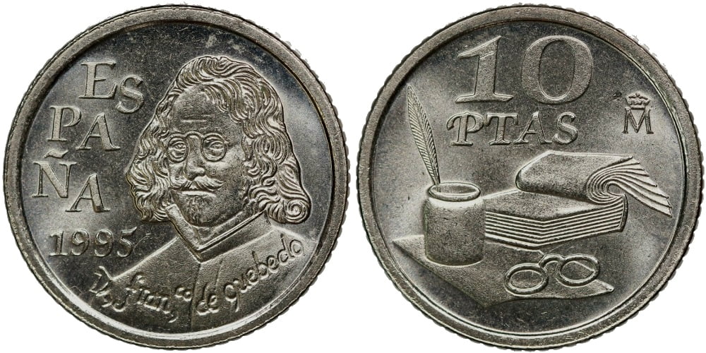 JUAN CARLOS I 10 PESETAS 1995