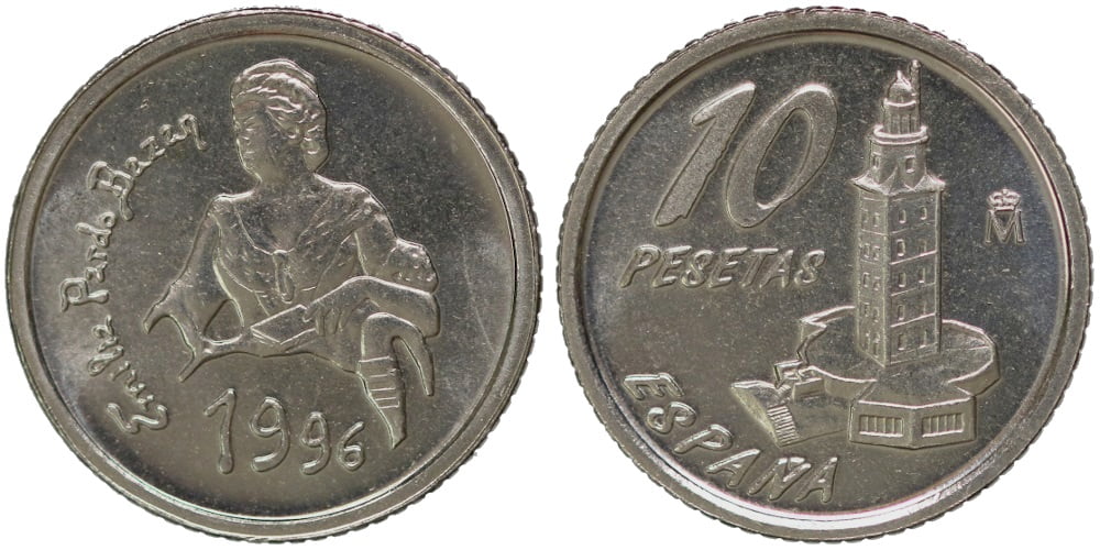 JUAN CARLOS I 10 PESETAS 1996
