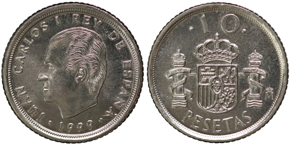 JUAN CARLOS I 10 PESETAS 1999