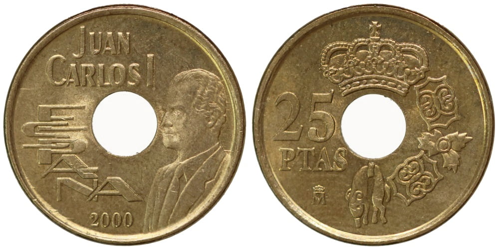 25 PESETAS 2000