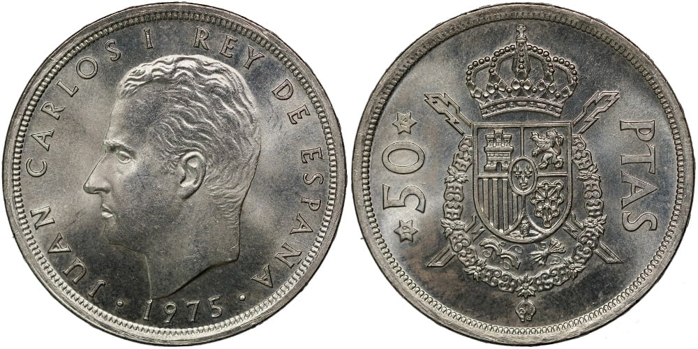 JUAN CARLOS I 50 PESETAS 1975*76