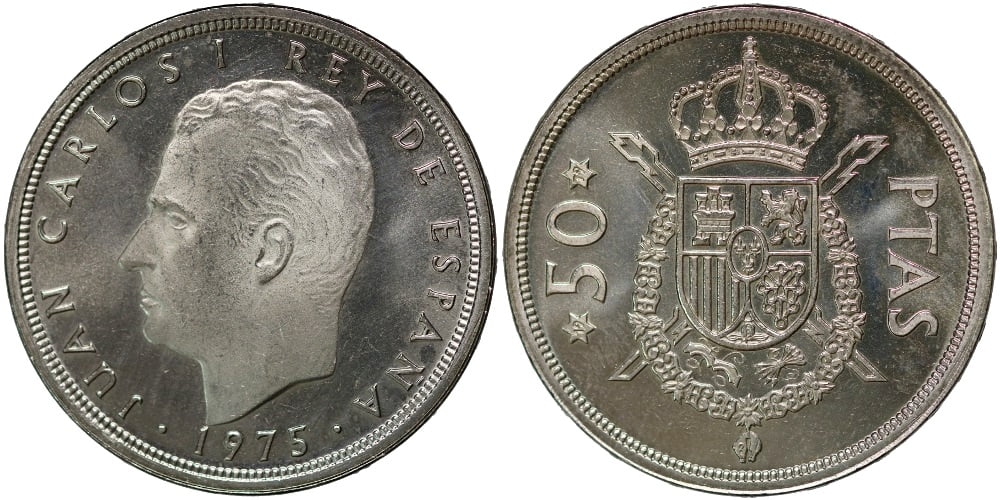 JUAN CARLOS I 50 PESETAS 1975*79
