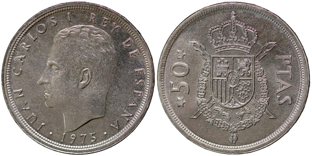 JUAN CARLOS I 50 PESETAS 1975*80