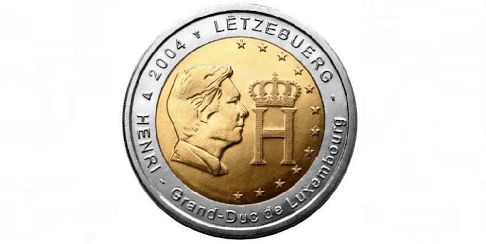 2 EUROS LUXEMBURGO 2004 GRAN DUQUE DE LUXEMBURGO