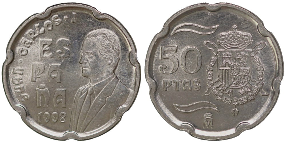 JUAN CARLOS I 50 PESETAS 1998