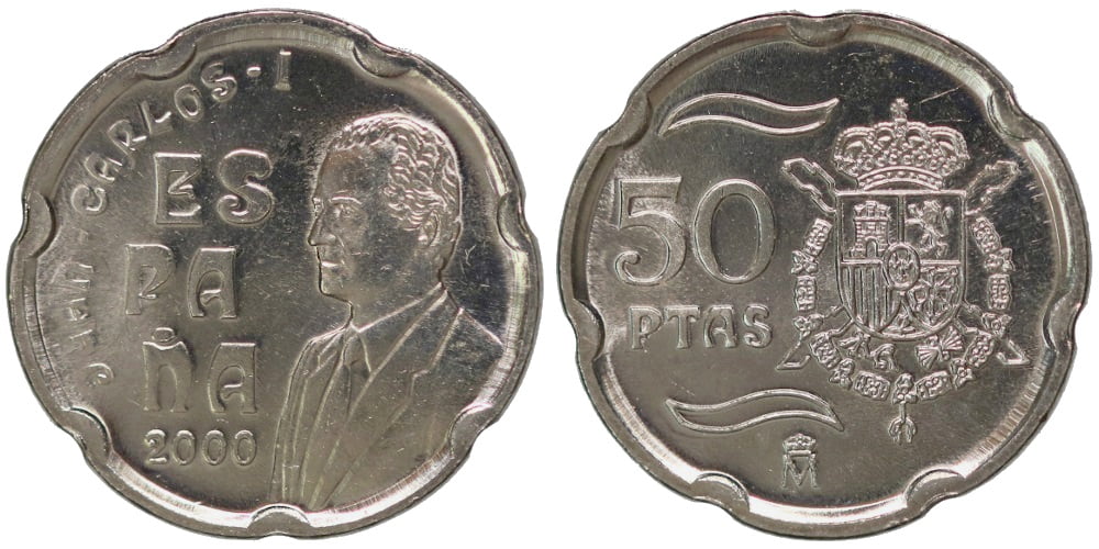 JUAN CARLOS I 50 PESETAS 2000