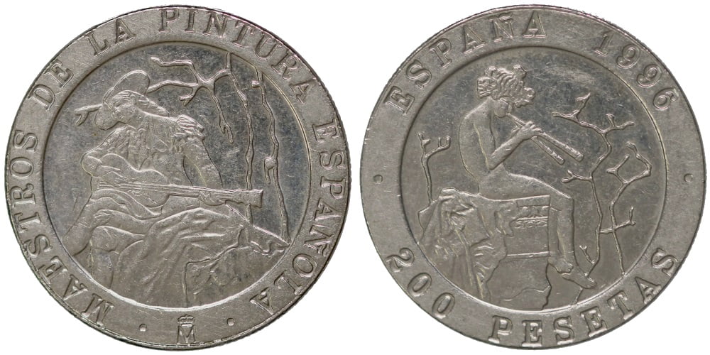 JUAN CARLOS I 200 PESETAS 1996 IDILIO