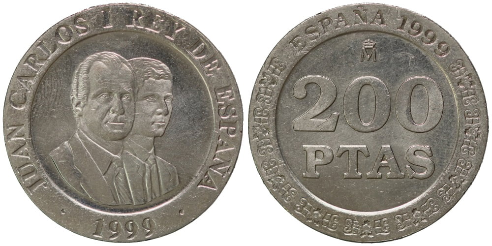 JUAN CARLOS I 200 PESETAS 1999