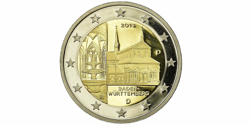 2 EUROS ALEMANIA 2013 BADEN-WÜRTTENBERG