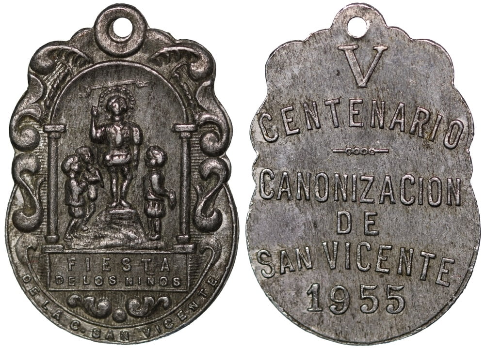MEDALLA SAN VICENTE 1955