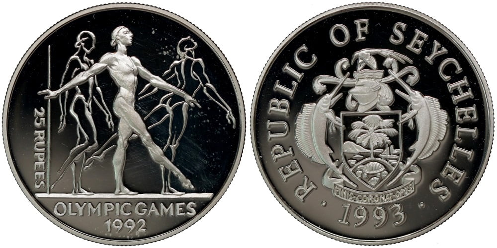 SEYCHELLES 25 RUPIAS 1993