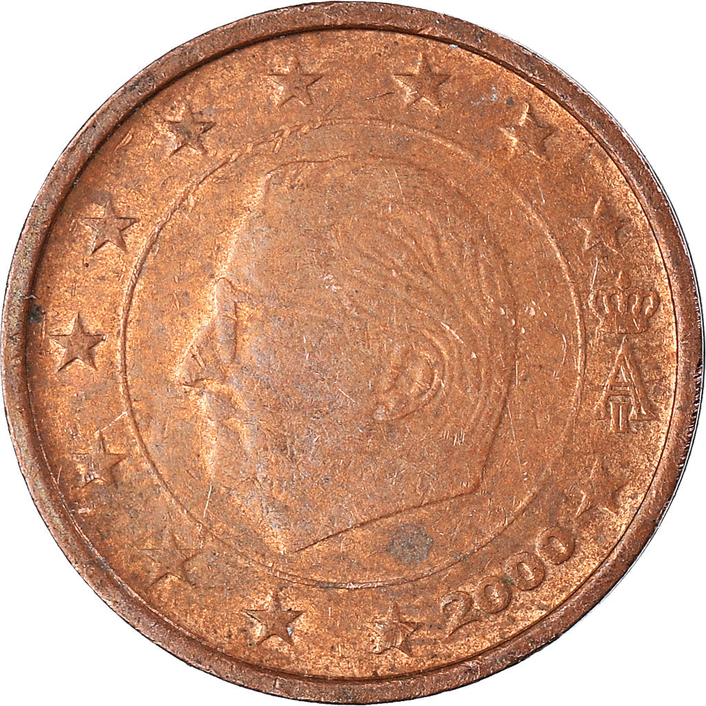 Munze,
 
 Bélgica,
 
 2 céntimos de euro