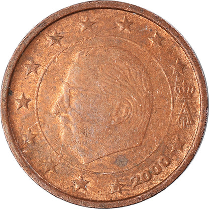 Munze,
 
 Bélgica,
 
 2 céntimos de euro