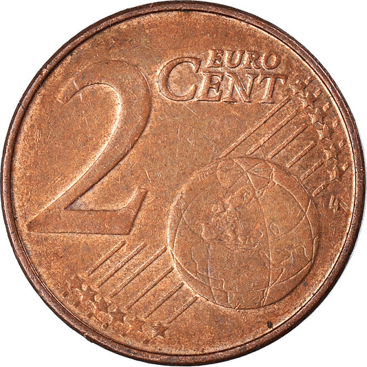 Munze,
 
 Bélgica,
 
 2 céntimos de euro