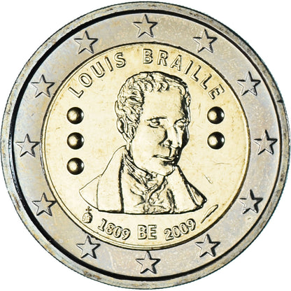 Bélgica, 

2 euros, 

2009