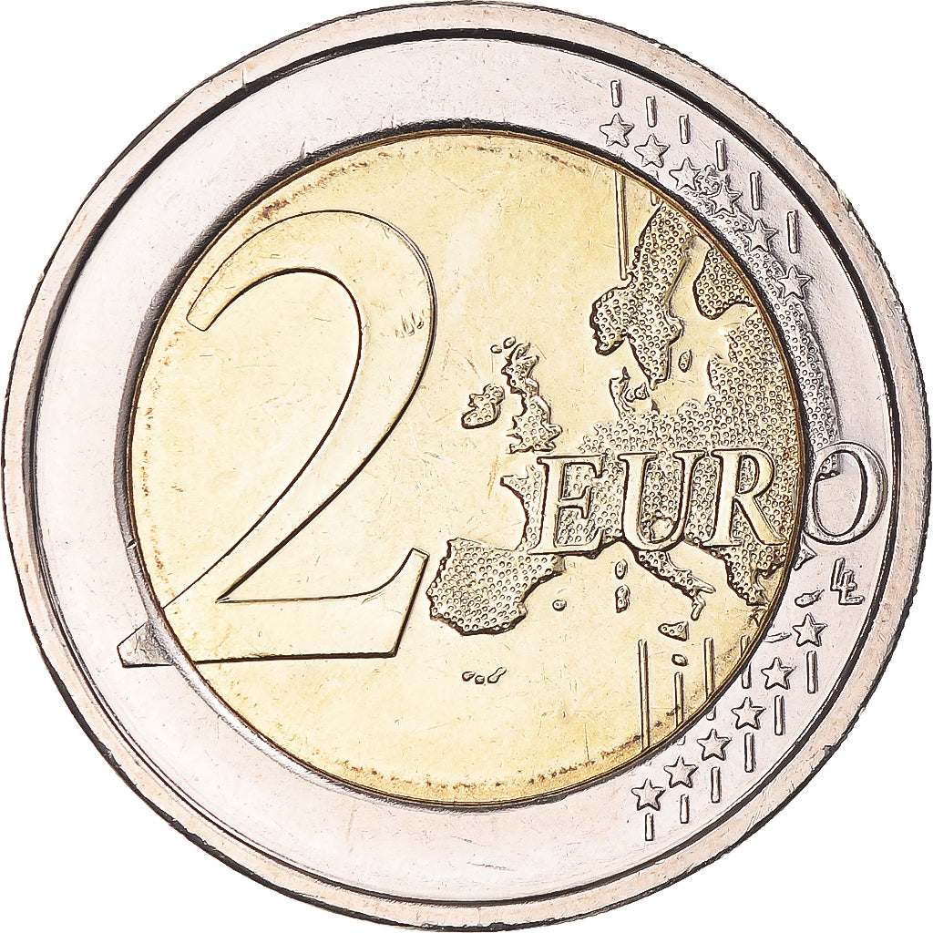 Bélgica, 

2 euros, 

60 años después de la Declaración de los Derechos Humanos de los Hombres