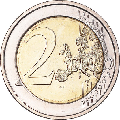 Bélgica, 

2 euros, 

60 años después de la Declaración de los Derechos Humanos de los Hombres
