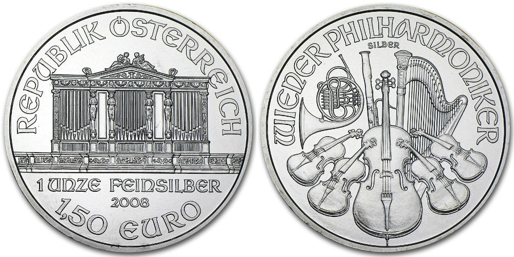 AUSTRIA 1,5 EUROS 2008 FILARMONICA