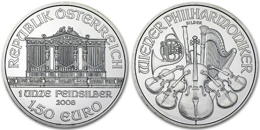 AUSTRIA 1,5 EUROS 2008 FILARMONICA