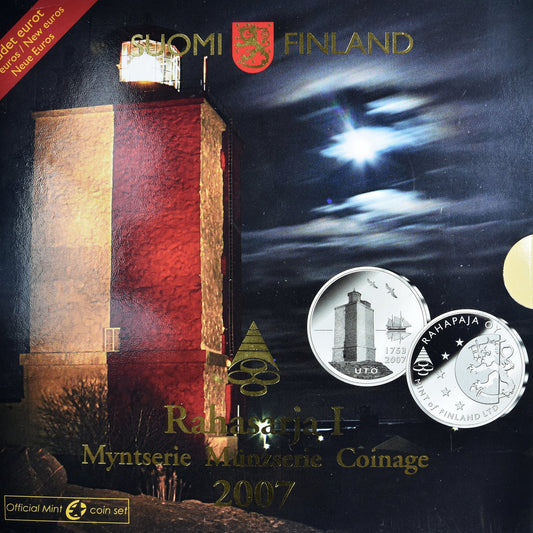 Finlandia, 
  
  1 céntimo por 2 euros, 
  
  Serie de euros - Leuchtturm Utö