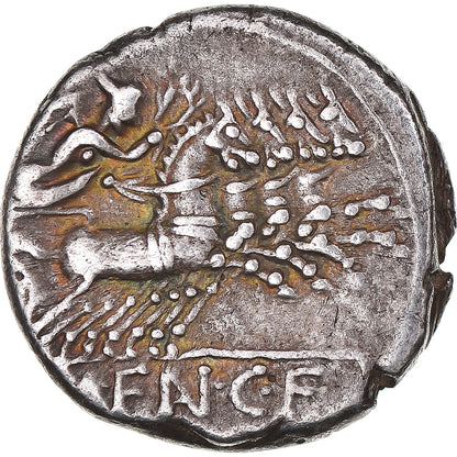 Acuñar, 
  
  M. Fannius C.f., 
  
  Dinar