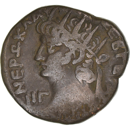 Moneda, Egipto, Nerón