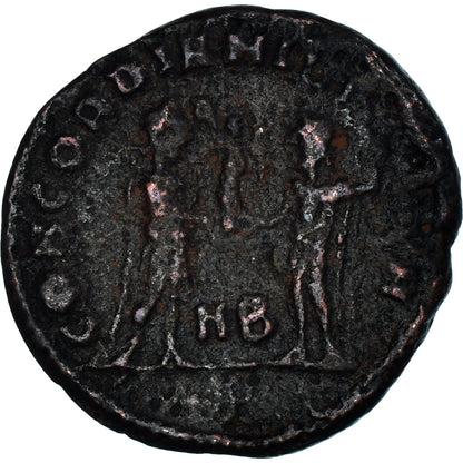 Acuñar, 
  
  diocleciano, 
  
  Follis