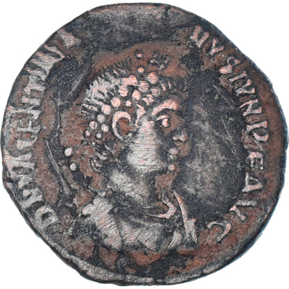 Acuñar, 
  
  Valentiniano II, 
  
  Follis