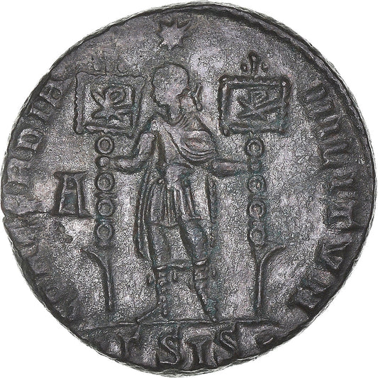 Acuñar,
 
 vetranio,
 
 1/2 centenional