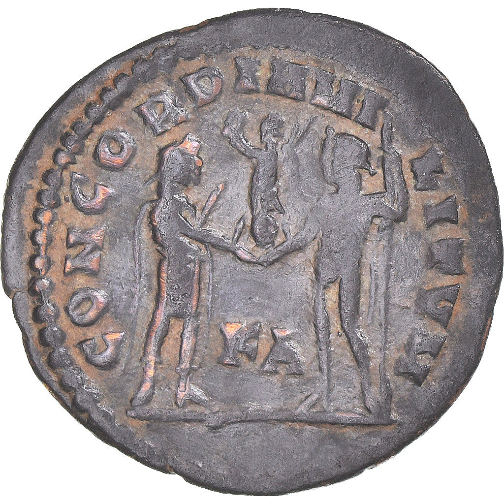 Moneda,

Galerio,

Æ Fracción de radiación