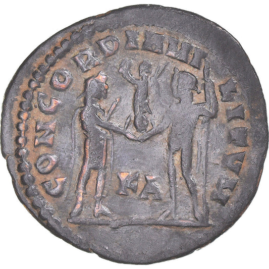 Moneda,

Galerio,

Æ Fracción de radiación