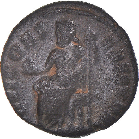 Acuñar,
 
 la época de Maximino II,
 
 Follis