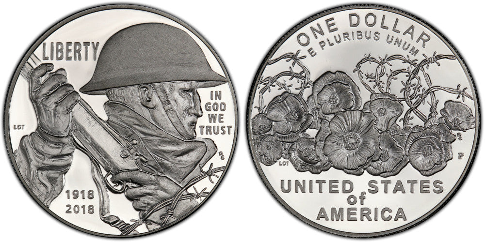 USA 1 DOLAR 2018 P  CENTENARIO DE LA I GUERRA MUNDIAL