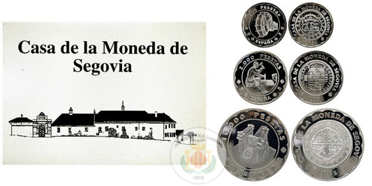 ESPAÑA ESTUCHE PLATA 2001 CASA DE LA MONEDA DE SEGOVIA