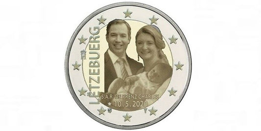 2 EUROS LUXEMBURGO 2020 PRINCIPE HEREDERO CHARLES