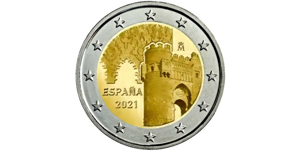 2 EUROS ESPAÑA 2021 CIUDAD HISTORICA DE TOLEDO