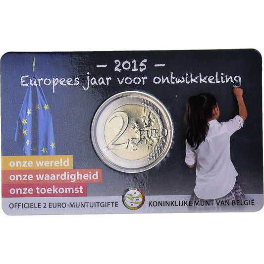 Bélgica, 
  
  2 euros, 
  
  Sociedad Europea de Entwicklungsjahr
