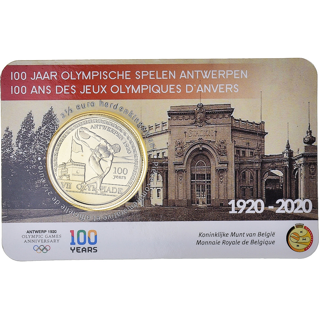 Bélgica, 

2,5 euros, 

2020