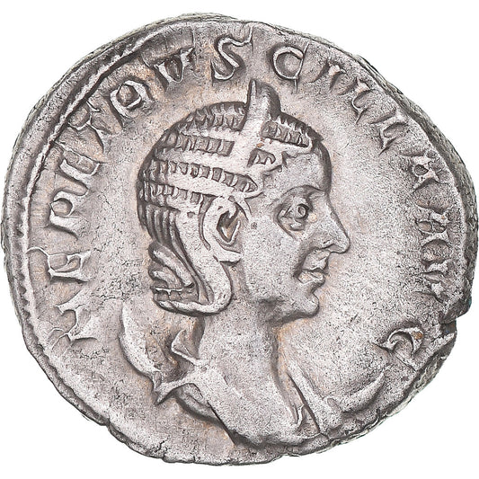 Acuñar, 
  
  Herennia etruscilla, 
  
  Antoniniano