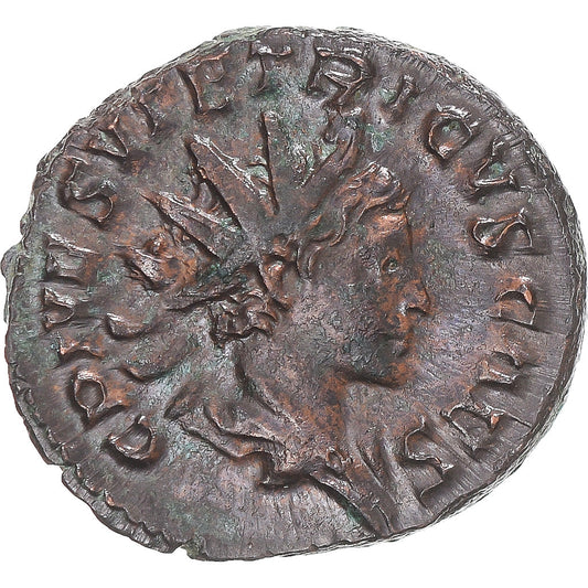 Moneda,

Tétrico II,

Antoniniano