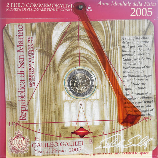 Munze, 
  
  San Marino, 
  
  Galileo Galilei