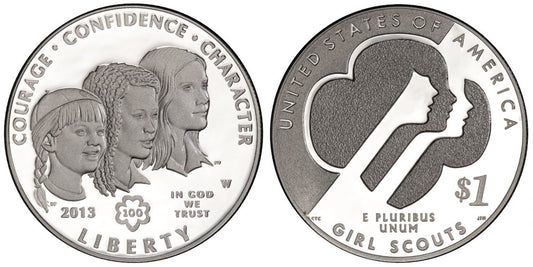USA 1 DOLAR 2013 W  MUJERES SCOUTS