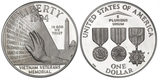 USA 1 DOLAR 1994 P  VETERANOS DE VIETNAM