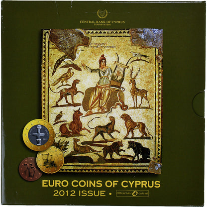 Chipre, 
  
  Setze 1 ud. - 2 euros, 
  
  2012