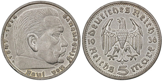 ALEMANIA 5 REICHSMARK 1936 A