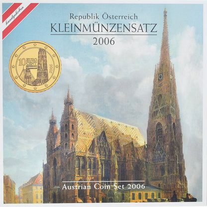 Austria, 
  
  Setze 1 ud. - 2 euros, 
  
  2006