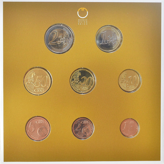 Austria, 
  
  Setze 1 ud. - 2 euros, 
  
  2006