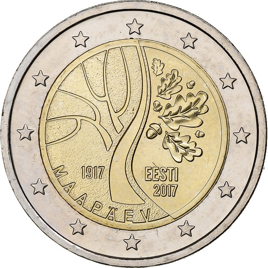 tierra del este, 
  
  2 euros, 
  
  Weg zur Unabhängigkeit