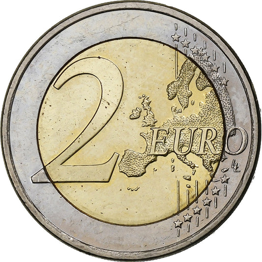 Estonia,
 
 2 euros,
 
 Tarjeta de Estonia